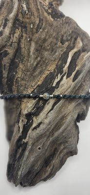 Fussband mit blauem Onyx