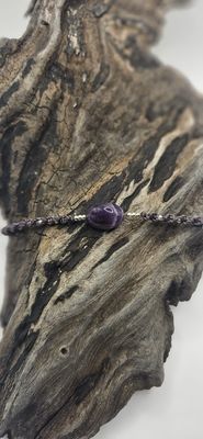 Fussband mit Amethyst