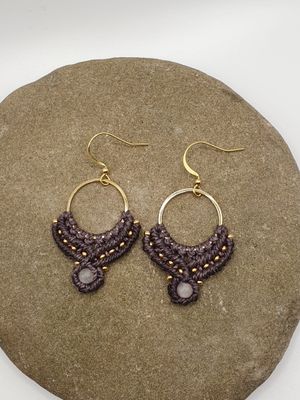 Rosenquarz Ohrenringe