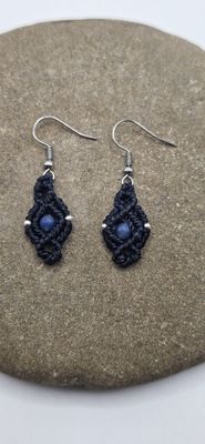 Aventurin Blau Ohrenringe