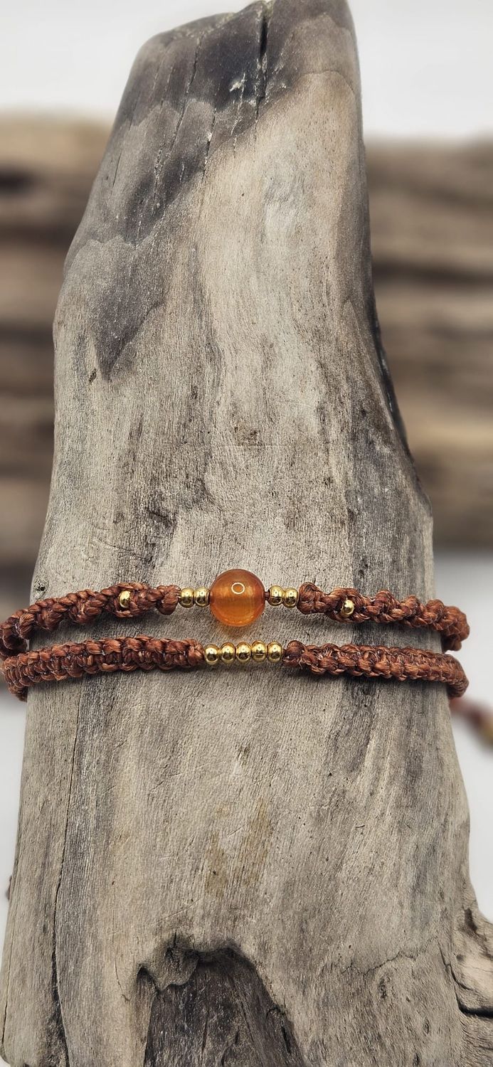 Karneol Doppelarmband