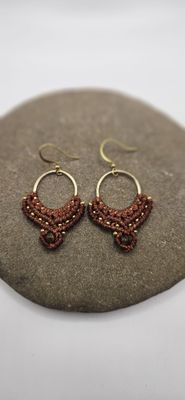 Tigerauge Ohrenringe