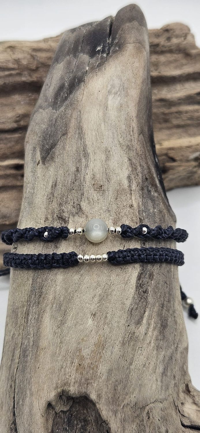 Mondstein Doppelarmband