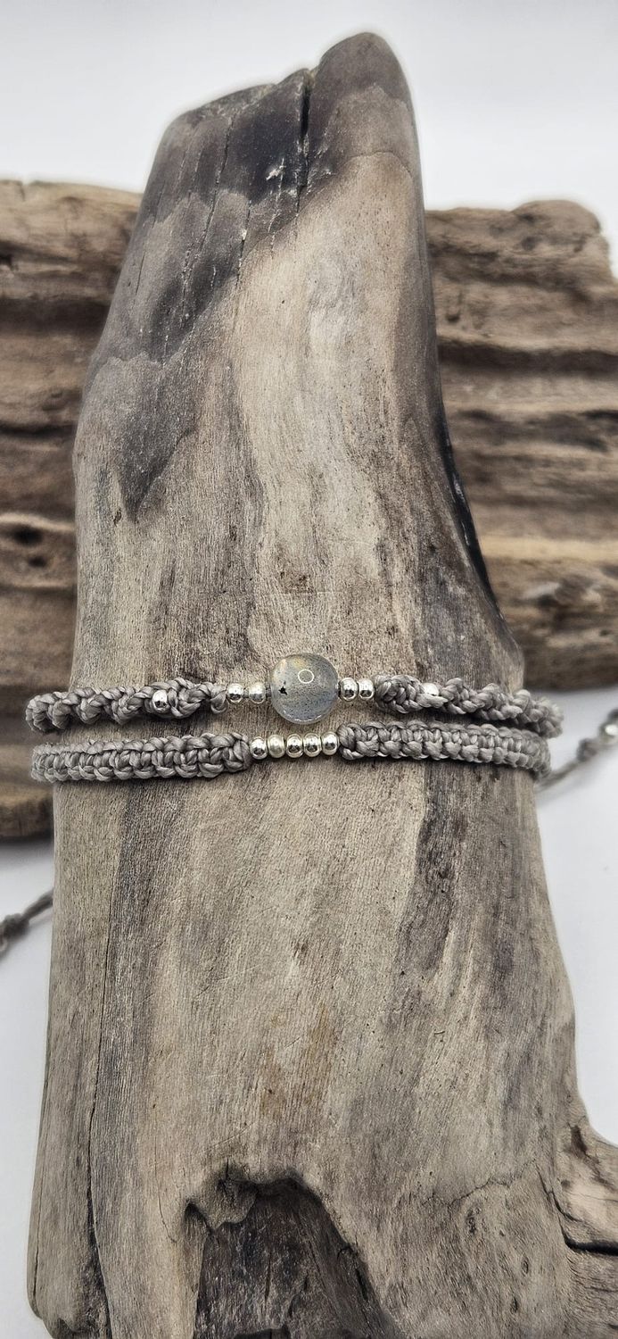 Labradorit Doppelarmband