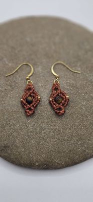 Tigerauge Ohrenringe