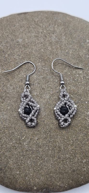 Lavastein Ohrenringe