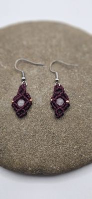 Rosenquarz Ohrenringe