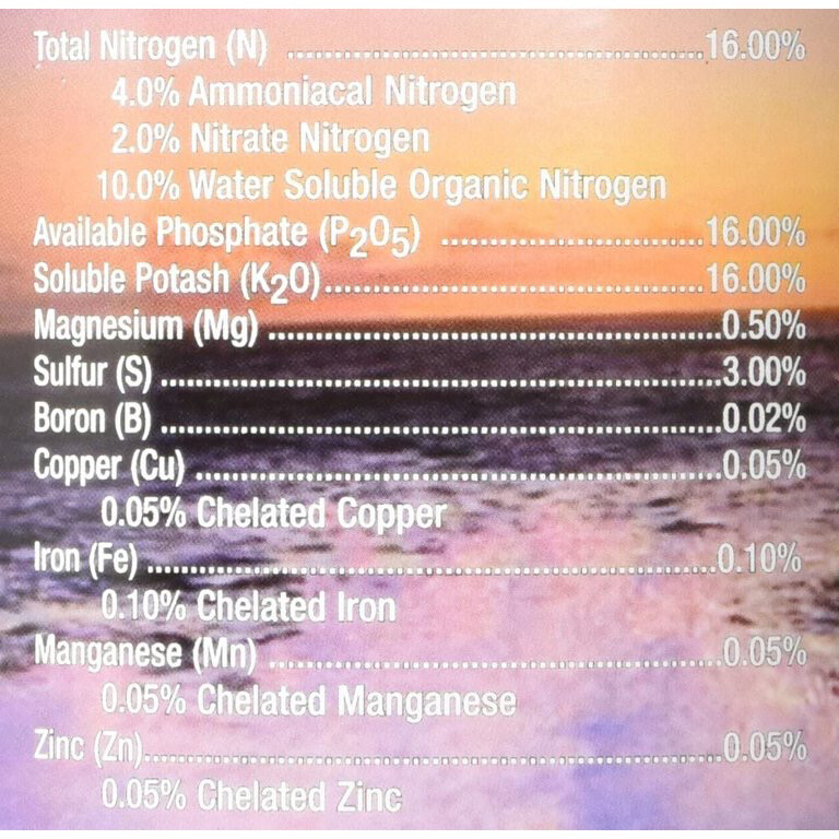 Sea Grow (Maxsea) Fertilizer 16-16-16  for Carnivorous Plants and Orchids 150G