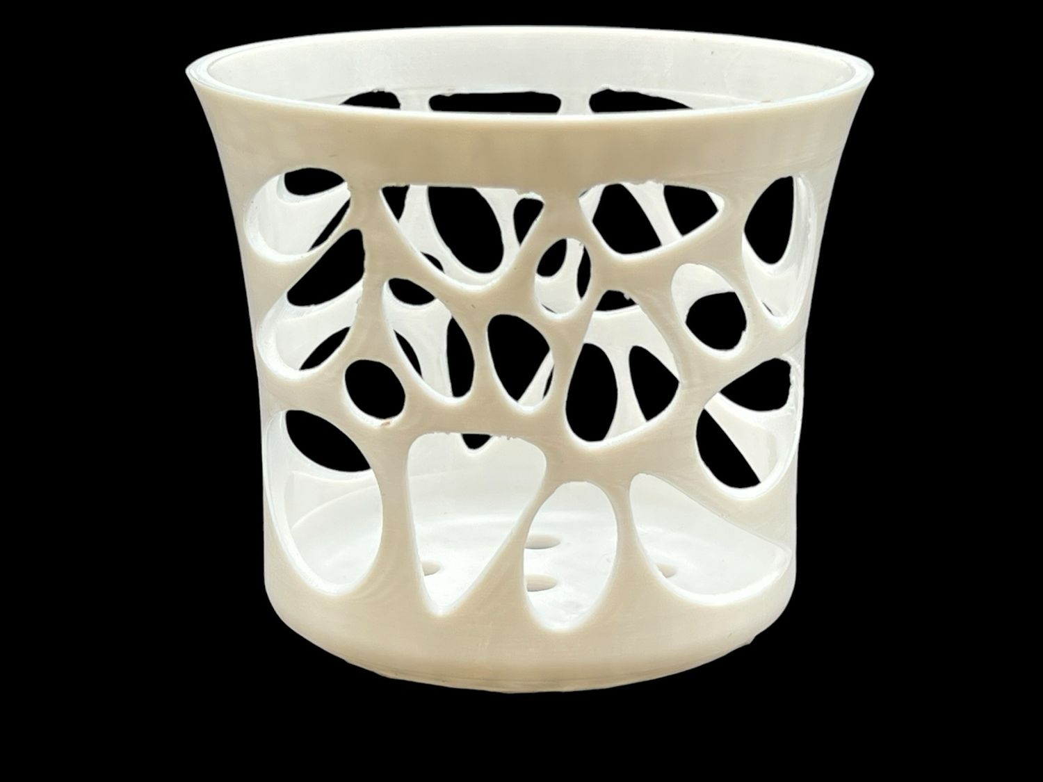 Voronoi Orchid Pot, Choose a Colour: White