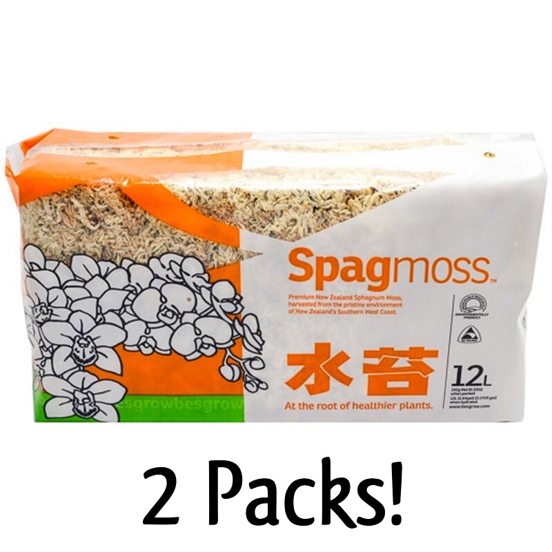 Sphagnum moss Spagmoss 2x 150g/12L packs