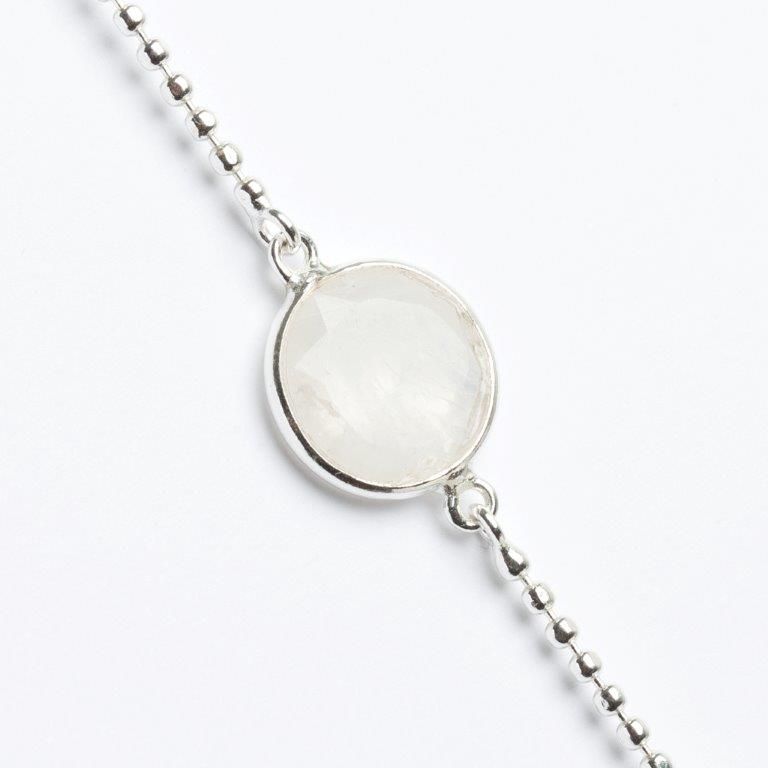 INTUITION Bracelet mit Mondstein 925 Sterling Silber