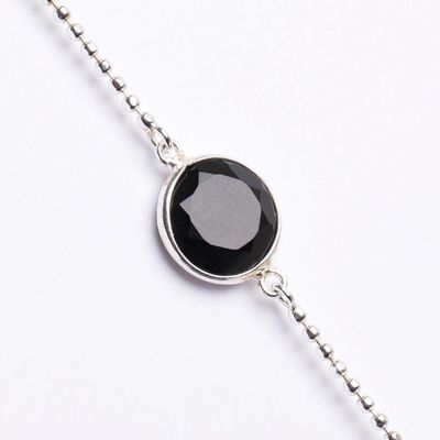 Beloved Friend POWER Bracelet mit Onyx 925 Sterling Silber