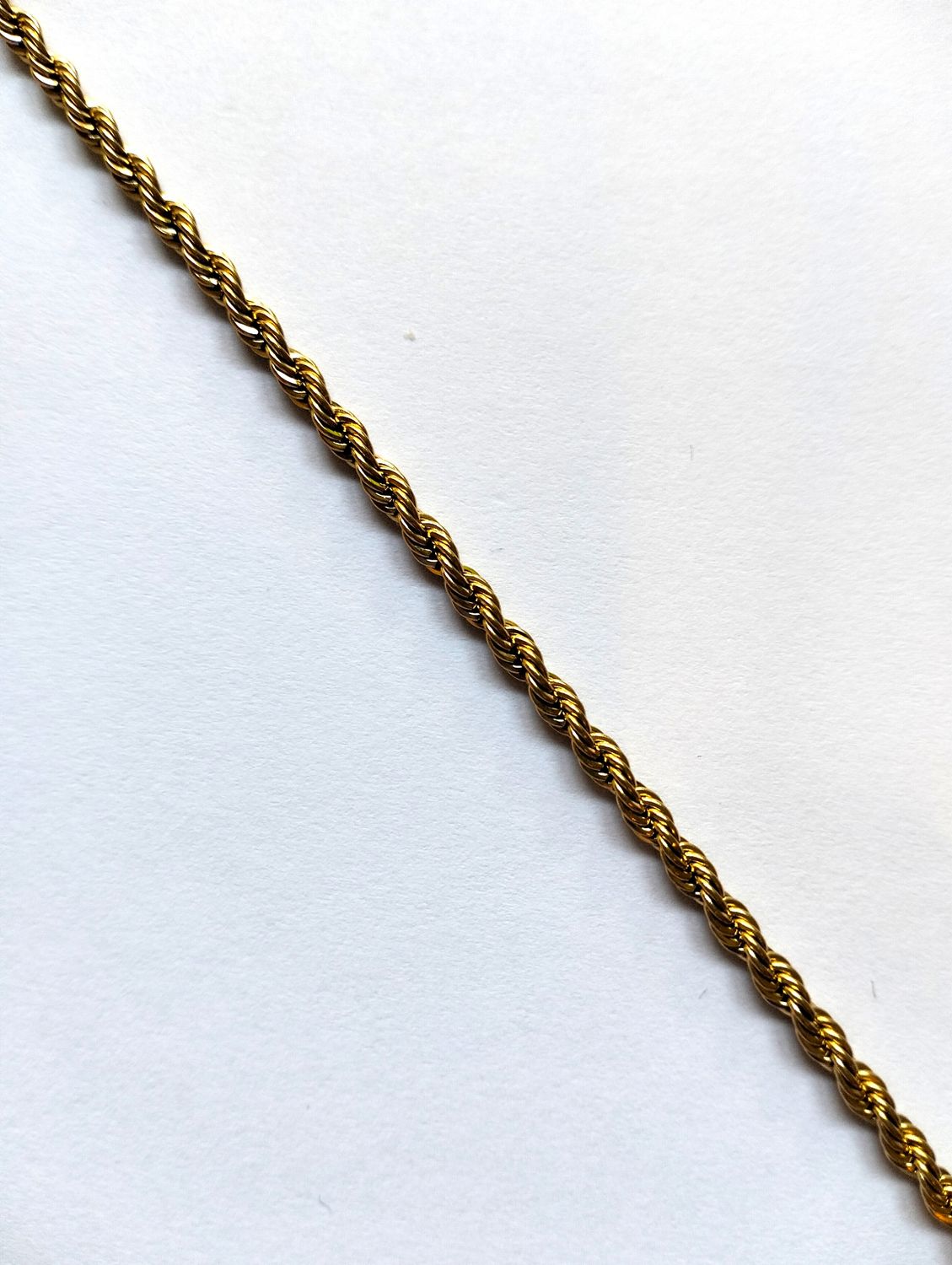 SARALATĀ Halskette 14K vergoldet aus Edelstahl (wasserfest), 38-45cm