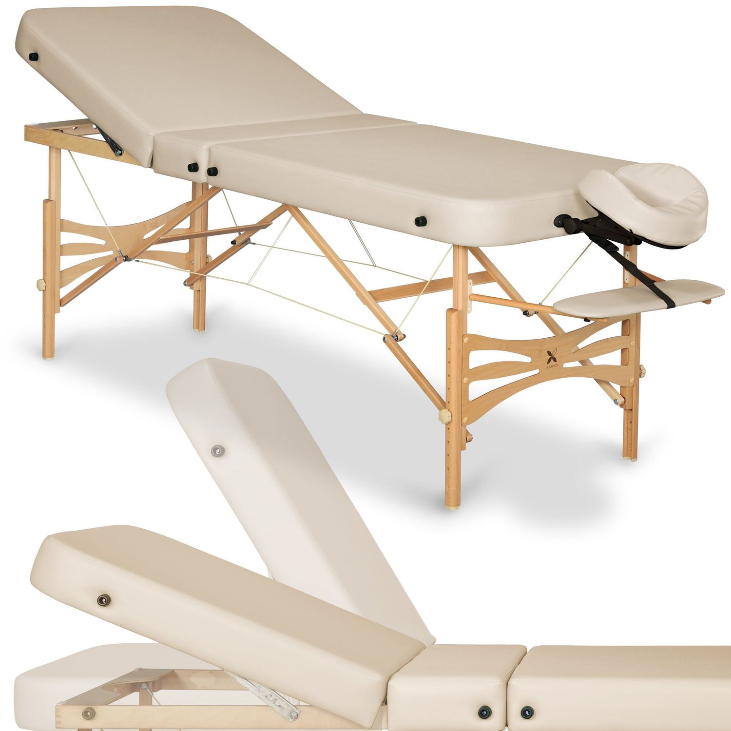 Nuddbekkur - Gallo Plus Light Wood 76 Vinyl Flex K033 Beige
