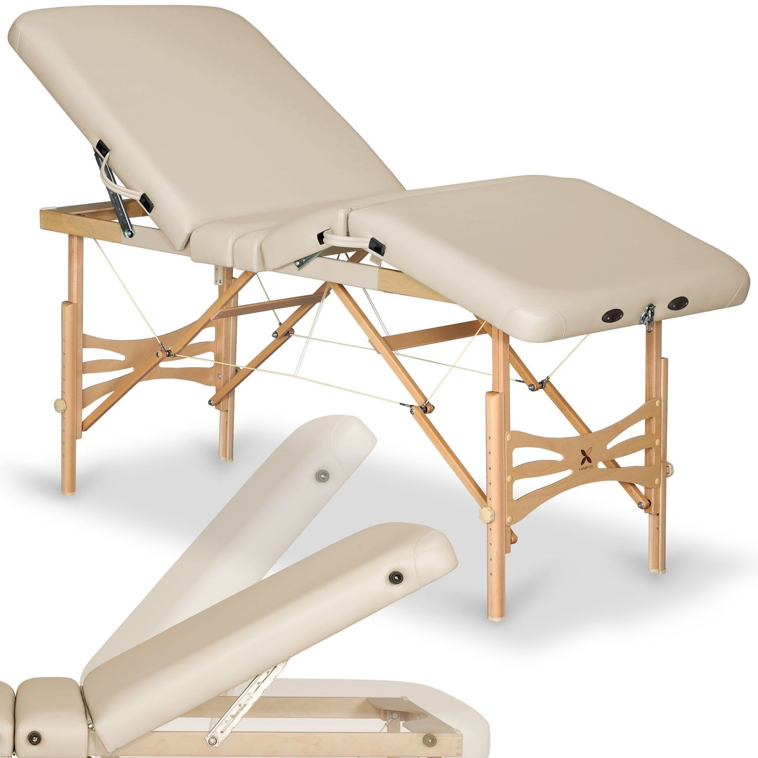 Nuddbekkur - Xena Light Wood 70 Vinyl Flex K033 Beige