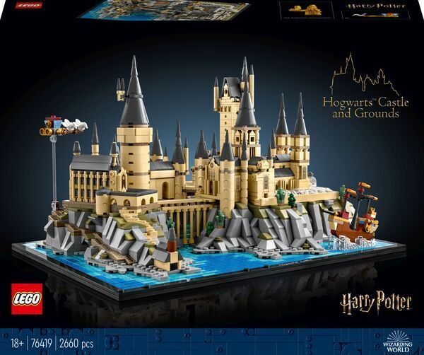 76419 Harry Potter Schloss Hogwarts mit Schlossgelände