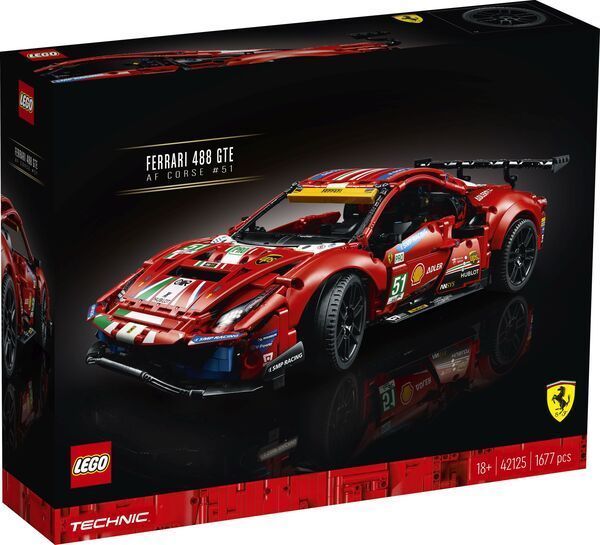 42125 Technic  Ferrari 488 GTE AF Corse #51
