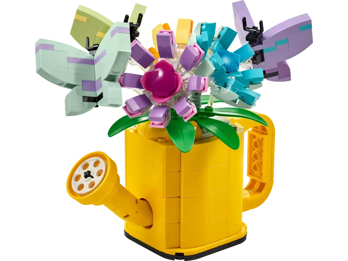 31149 Gießkanne mit Blumen