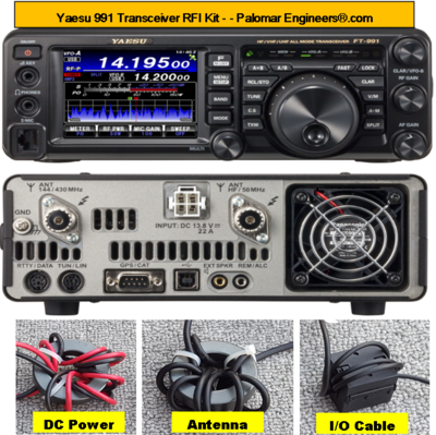 Yaesu 991 Transceiver RFI Kit - 8 RFI/Noise Reduction Filters