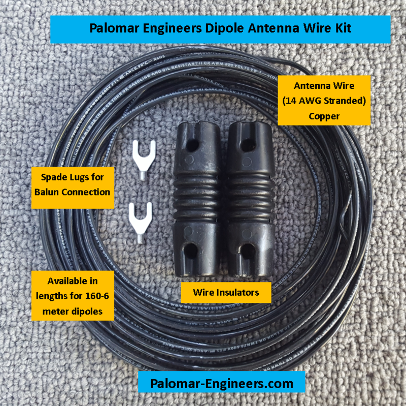 Dipole/OCF/ZS6 Antenna Wire Kits (160-6 meters)