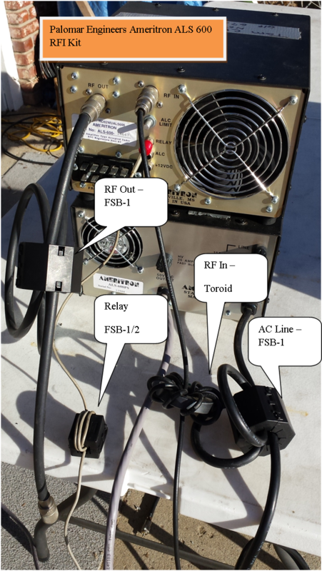 Kit Ampli Linéaire Radio Palomar 250 Mosfet ERF9530 – Pour Pièces