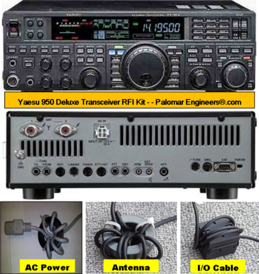 Yaesu 950/2000 Deluxe Transceiver RFI and Noise Reduction Kit, RFI Range 1-60 MHz, 14 Filters