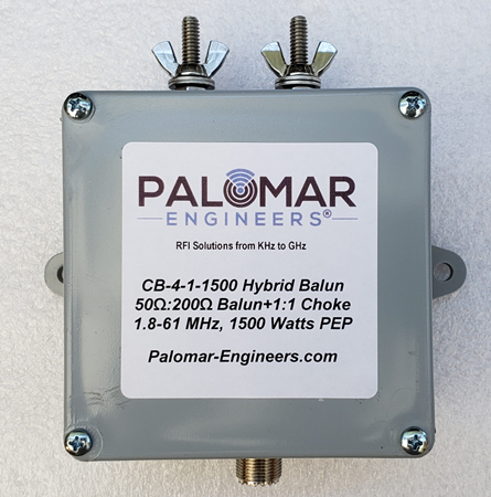 Balun híbrido 4:1 + Balun de corriente 1:1 en un gabinete, 1,8-61 MHz, 1,5/5KW PE... - Imagen 14 de 14