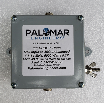 CUBE Feed Line Choke Unun, 5KW, 1.8-61 MHz, 20-38 dB Common Mode Rejection, S... - Picture 7 of 7