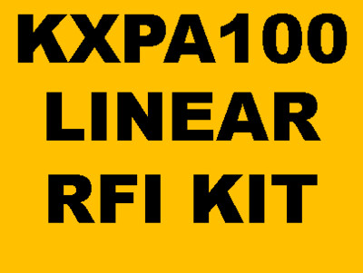 Elecraft KXPA100 HF Linear Amplifier RFI Kit - 4 Filters for RF In/Out, DC Power, Relay/PTT/Computer Control