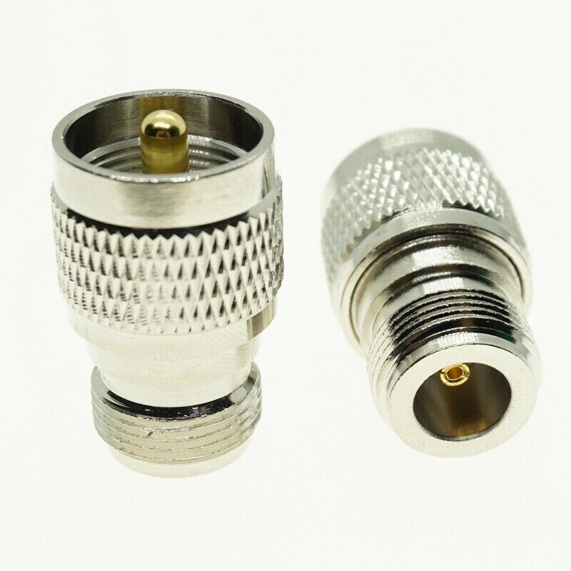 UHF PL-259 PL259 Male Plug to N Female Jack Straight RF Connector Adapter