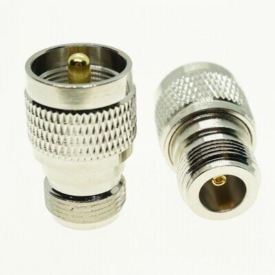 UHF PL-259 PL259 Male Plug to N Female Jack Straight RF Connector Adapter
