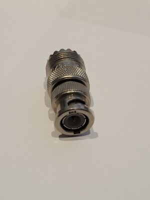UHF Female to BNC Male - PL-259 to BNC Adapter - Elecraft
