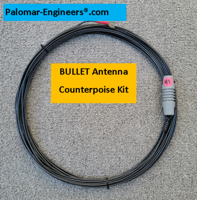 Bullet Antenna End Fed Antenna Counterpoise Kit (41/71/92/111/155 Ft. Antenna Lengths)