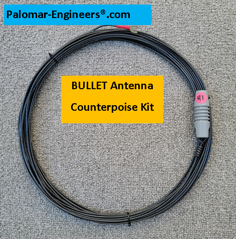 Bullet Antenna End Fed Antenna Counterpoise Kit Ft Antenna Lengths Off Center