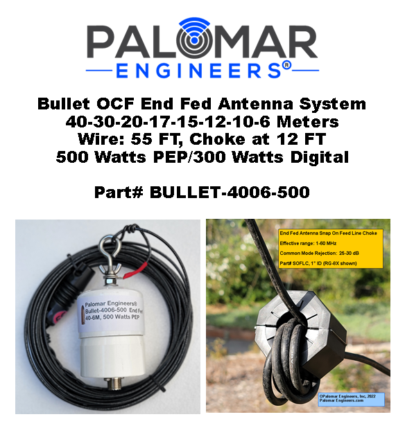 PALOMAR-ENGINEERS.COM - Bullet Antenna Products - Palomar PALOMAR-ENGINEERS.COM - Bullet Antenna Products - Palomar