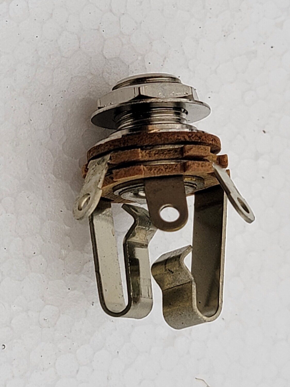 Switchcraft 12B Stereo 1/4 Jack - 3 Conductor, panel mount, Vintage Mic Chassis Jack, Quantity: Single