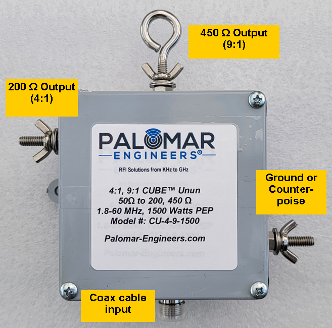 CUBE Impedance Transformers (1:1) - HF High Power Impedance