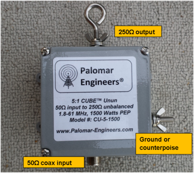 50:250 ohm (5:1) Transformers