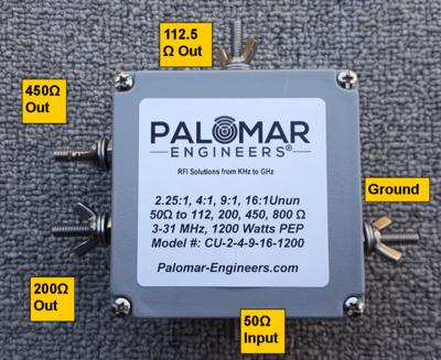 CUBE Impedance Transformers (&lt;1:1, 1:1, &gt;1:1)