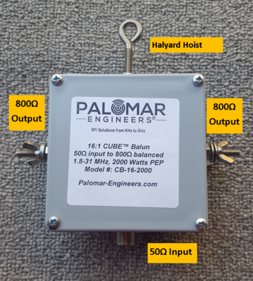 50:800 ohm (16:1) Transformers