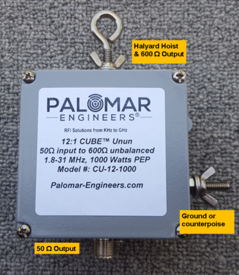 50:600 ohm (12:1) Transformers