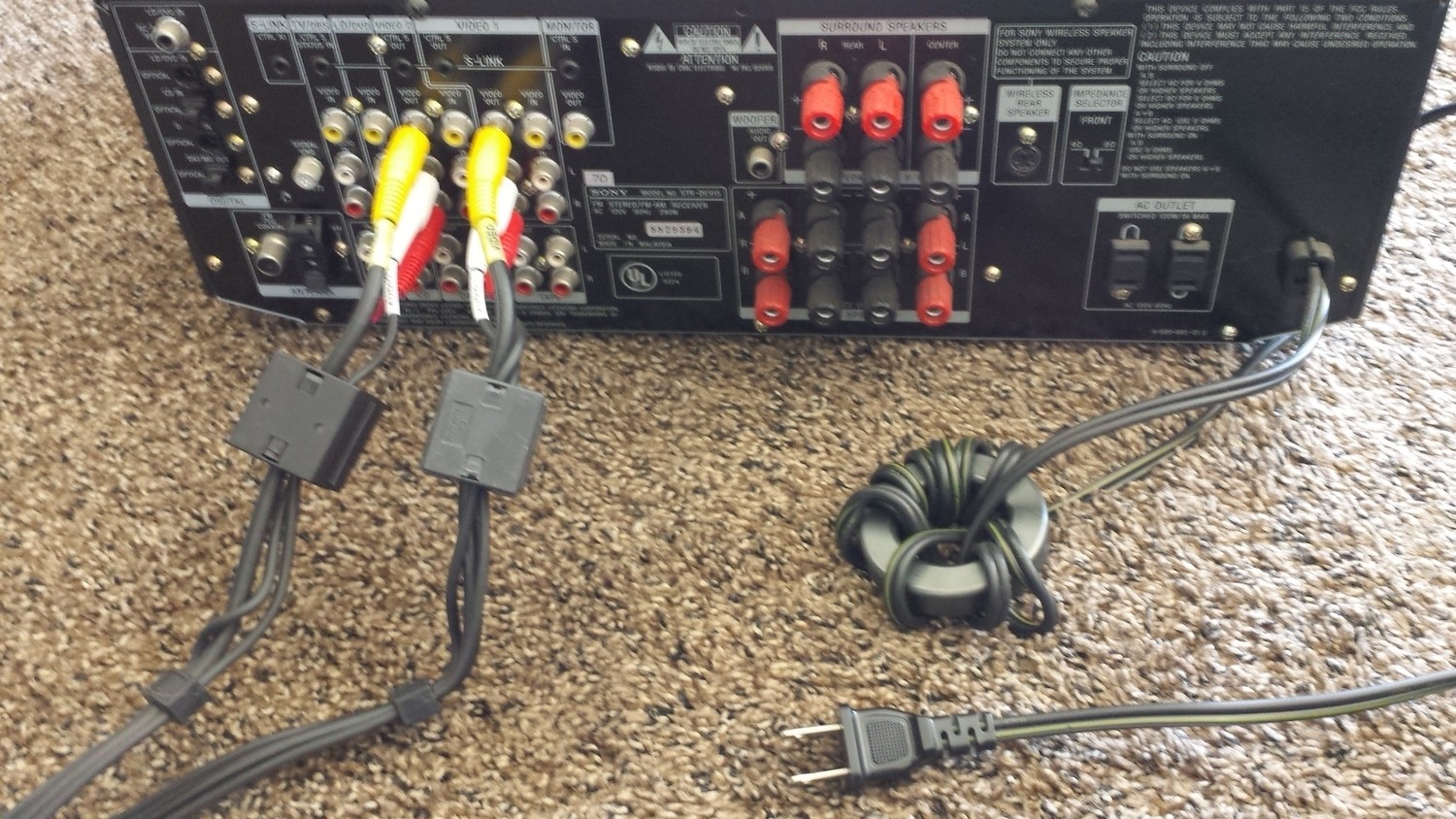 Home Theater System RFI Kit for up to 4 HDTV, A/V units + I/O cables - 12 filters
