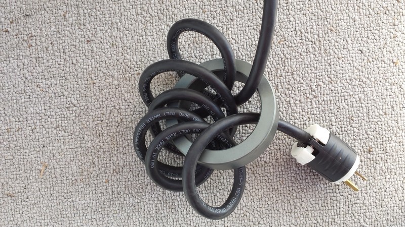 AC Cable Noise Filter for Large Plugs - 3&quot; ID for Generator, Dryer