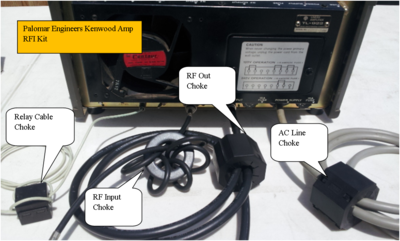 HF Linear Amplifier RFI Kit - Generic (all brands) AC Powered - 4 Filters for RF In/Out, AC power, Relay/PTT