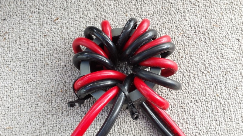 DC Cable Noise Filter for Large Gauge Wire - 3&quot; ID