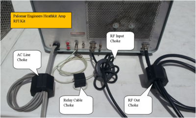 HF Linear Amplifier RFI Kit - Icom 2KL, 4KL - 5 Filters for RF In/Out, AC power, Relay/PTT, Transceiver Control