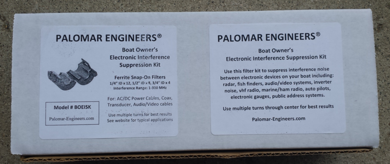 Boat/RV Owner’s Electronic Interference Suppression Kit
