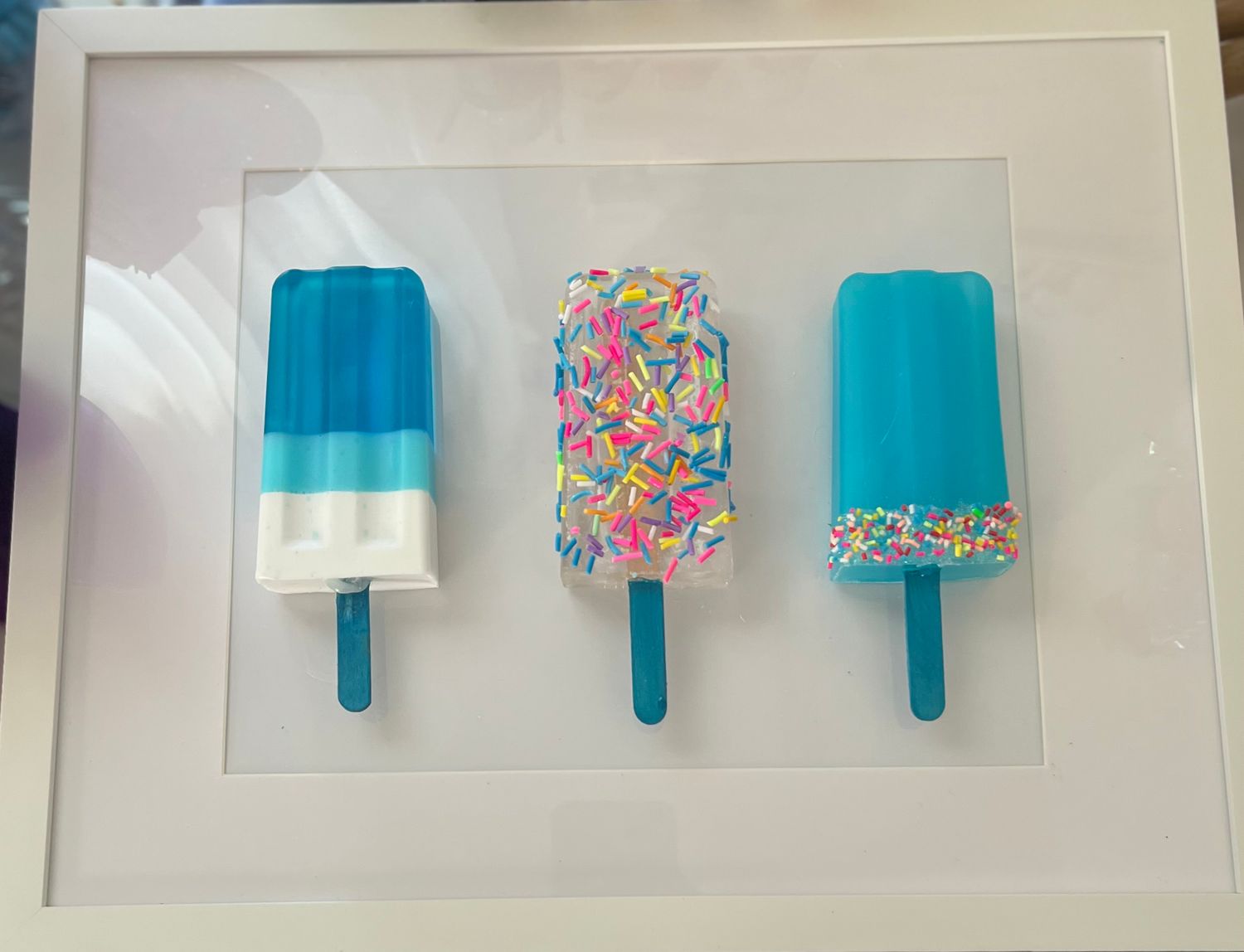Popsicle Wall Art/ Blue