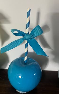 Fake Bake Blue Candy Apples