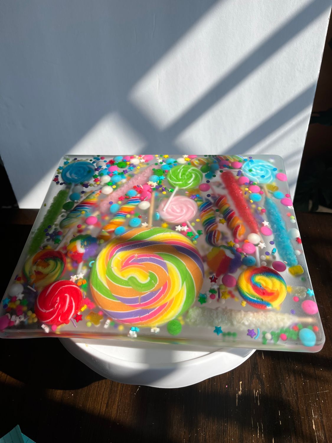 Resin candy tray